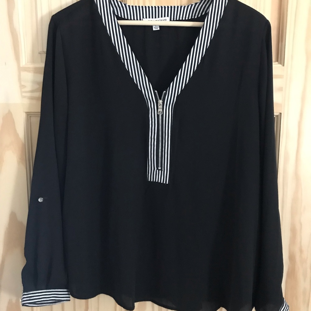 NWOT Black Notations (Peebles) Portofino